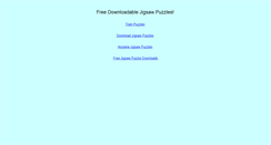 Desktop Screenshot of freedownloadablejigsawpuzzles.com
