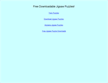 Tablet Screenshot of freedownloadablejigsawpuzzles.com